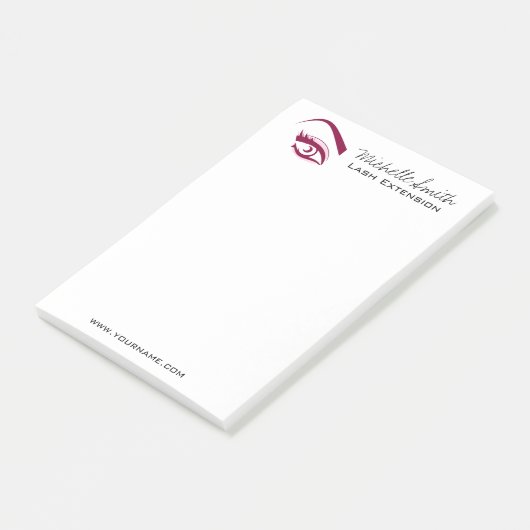 パープルアイ長まつげラッシュエクステンションのアイコン ポストイット (アングル)