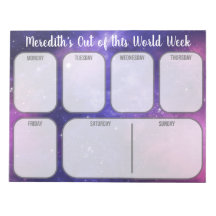 パープルアウターパーソナライズされたスペースナイトスカイプランナー