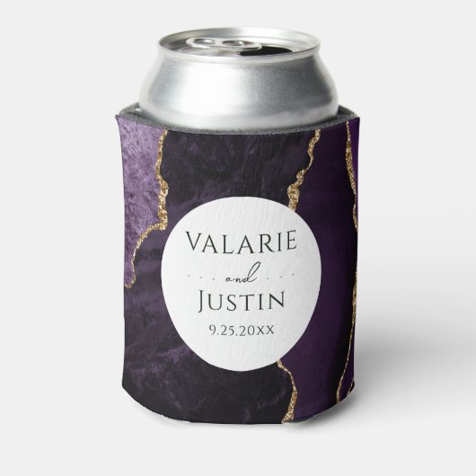 パープルアガテストン結婚ズクーラーボックス 缶クーラー (缶裏面)