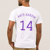 パープルアキTシャツ Tシャツ (裏面)