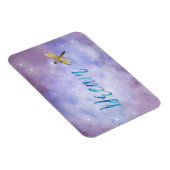 パープルアクアドリーム金ゴールドドラゴンフライ マグネット (右側)