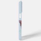 パープルアクアブルー金ゴールドミント蝶 Case-Mate iPhoneケース (裏面 / 右)