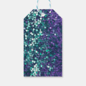 パープルアクアマーメイドスパークル ギフトタグ (裏面)