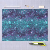 パープルアクアマーメイドスパークル 薄葉紙 (クラフト)