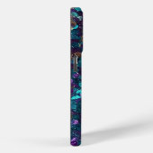 パープルアクアマーメイドスパークル Case-Mate iPhoneケース (裏面 / 右)