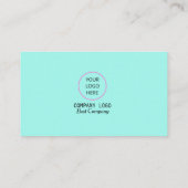 パープルアクアモダンコーポレート名刺 名刺 (裏面)