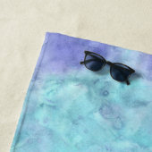 パープルアクアユニコーンドリーム ビーチタオル (インサイチュ)