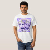 パープルアクターマスク Tシャツ (正面フル)