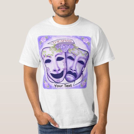 パープルアクターマスク Tシャツ (正面)