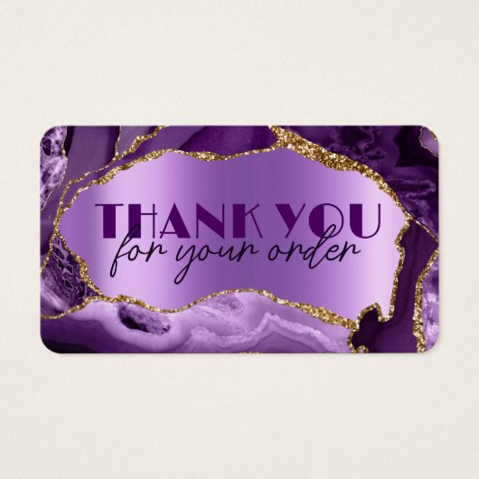 パープルアゲフェイクートフォイル割引カード (正面)