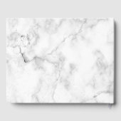 パープルアゲモダンート金ゴールドスクリプトマーブル誕生日 ゲストブック (裏面)