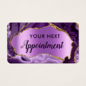 パープルアゲートアポイントメントカード (正面)