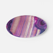 パープルアゲート紙プレート ペーパープレート (アングル)