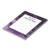 パープルアゲート モダン ミツヴァ ノート 女の子 ノート帳 (回転)