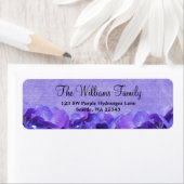 パープルアジサイカスタム住所 シール (インサイチュ)