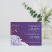 パープルアジサイ結婚ズディレクション ポストカード (スタンド正面)