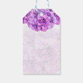 パープルアジサイ結婚式の引き出物ギフトラベル ギフトタグ (裏面)
