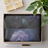 パープルアジサイ1デクページ紙 薄葉紙 (ギフト)