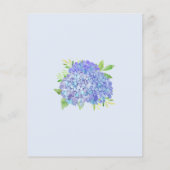 パープルアジダージアブーケバジェットブライダルシャワー (裏面)