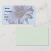 パープルアスターフラワーの名刺 名刺 (正面/裏面)