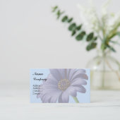 パープルアスターフラワーの名刺 名刺 (スタンド正面)