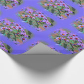 パープルアスター包装紙 ラッピングペーパー (角)