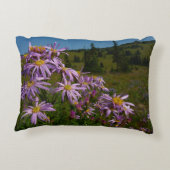 パープルアスター花アット山レイニア アクセントクッション (裏面)