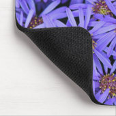 パープルアスター花at RHS Garden Wisley マウスパッド (コーナー)