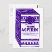 パープルアスピリン ポストカード (正面/裏面)
