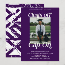 パープルアスリート卒業クリートオフキャップオン