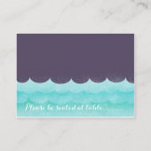 パープルアットシー航海のズ結婚座席表 プレイスカード (裏面)