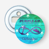 パープルアップを軍隊キッズサブマリンにパーソナライズ 栓抜き (正面)