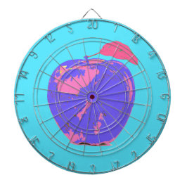 パープルアップルポップ・アートのアート ダーツボード