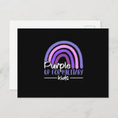 パープルアップ軍隊キッズレインボー軍隊子 案内ポストカード (正面/裏面)