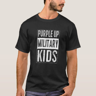 パープルアップ軍隊キッズ月パープルアップ軍隊C Tシャツ