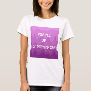 パープルアップ軍隊キッズ軍隊子 Tシャツ
