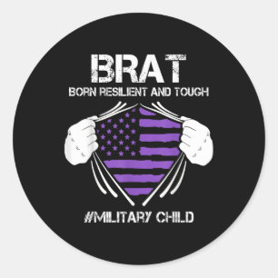 パープルアップ軍隊子キッズブラッ生まれト耐性 ラウンドシール