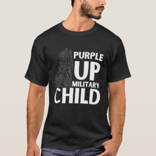 パープルアップ軍隊子ヶ月Dandelion 1 Tシャツ