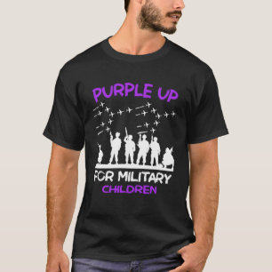 パープルアップ4月の軍隊子MOMCミリット Tシャツ