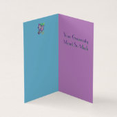 パープルアデニウムサンキューカード (内部)