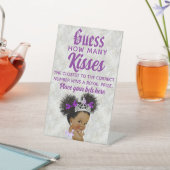 パープルアフロパフプリンセス |ゲームのキス数 台座サイン (インサイチュ)