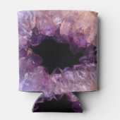 パープルアメジストの宝石の花嫁結婚と花婿 缶クーラー (裏面)