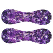 パープルアメジストクリスタルジェームストーンソフトボール ソフトボール (パネル)