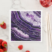 パープルアメジストグード&シルバーデジタルアート (インサイチュ)