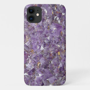 パープルアメジストジェムストカスタムーンフォンケース iPhone 11 ケース