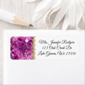 パープルアメジストジェムズパープル ラベル (インサイチュ)