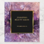 パープルアメジストプロフェッショナルプロモーション ワインラベル (シングルラベル)