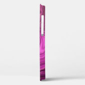 パープルアメジスト及び金ゴールド抽象芸術瑪瑙 Case-Mate iPhoneケース (裏面 / 左)