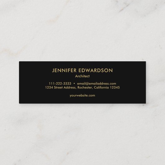 パープルアメジスト宝石の結晶プロフェッショナル スキニー名刺 (裏面)