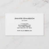 パープルアメジスト宝石の結晶プロフェッショナル 名刺 (裏面)